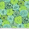 Fabric FreeSpirit Kaffe Fassett Collective Green Picotee Carnations August 2025 by the Quarter Yard PWPJ133.GREEN